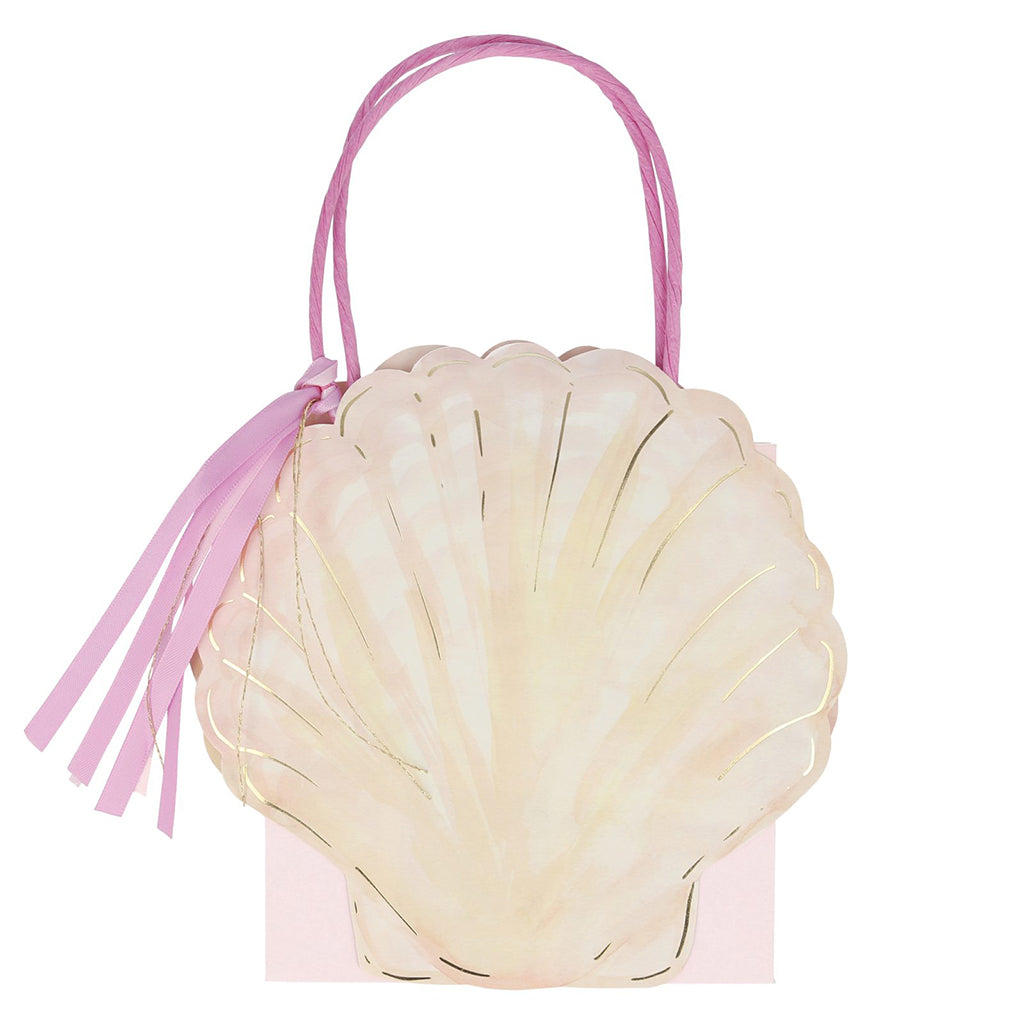 Meri Meri Party Bags, Seashell - Pack of 8