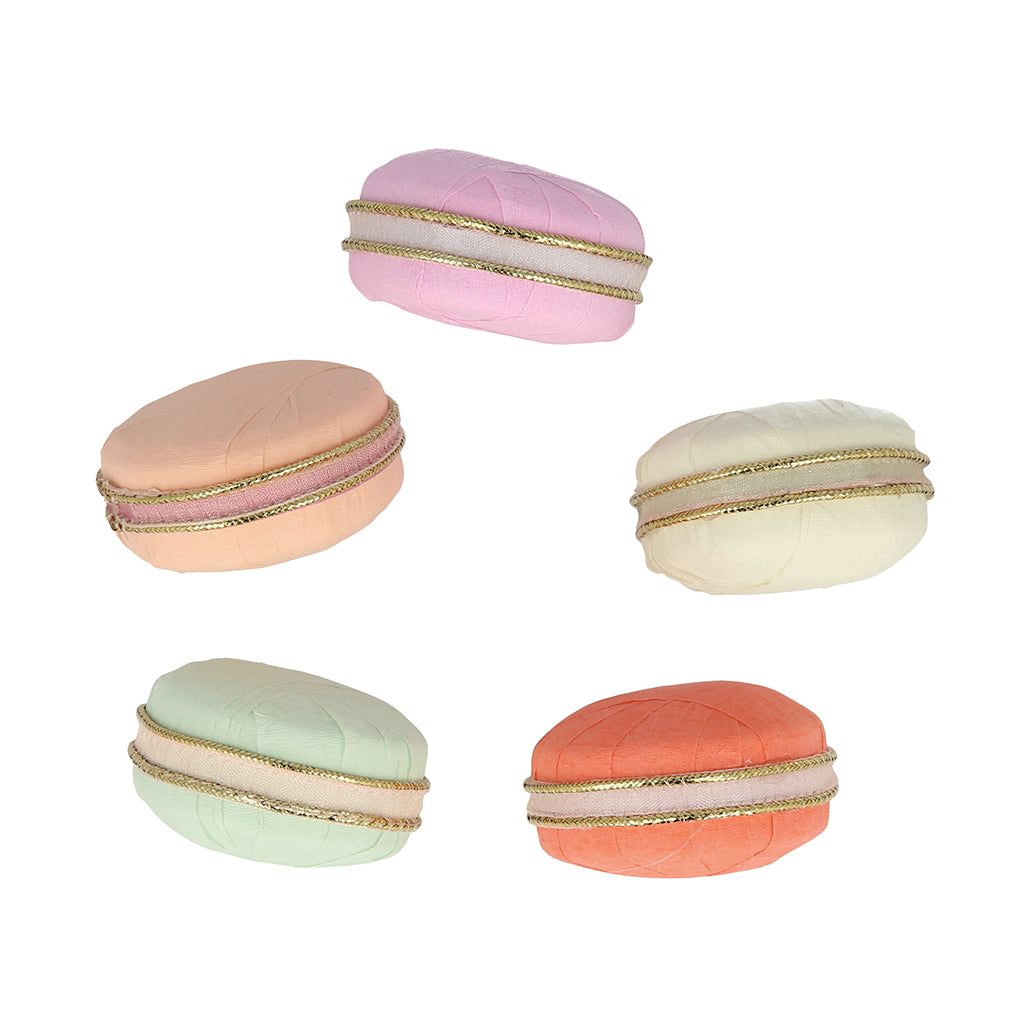 Meri Meri Table Decorations, Ladurée Paris, Surprise Macarons - Set of 5
