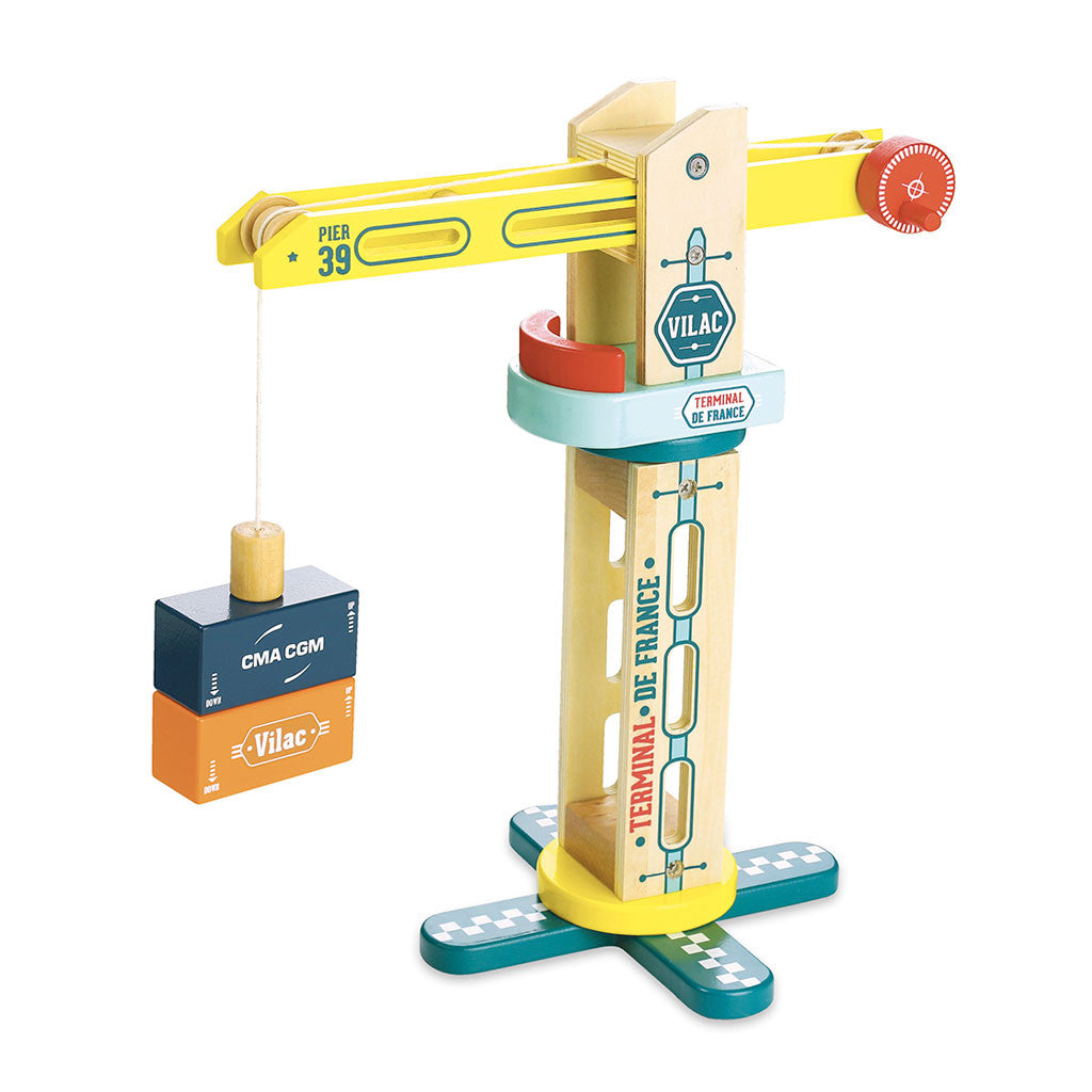 Vilac kran i træ - City