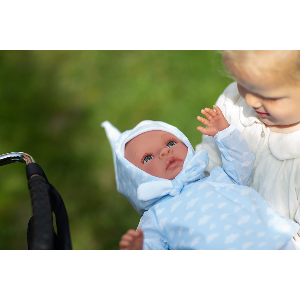 Así Leo Nordisk Baby Doll, 46 cm – Nubes Azules