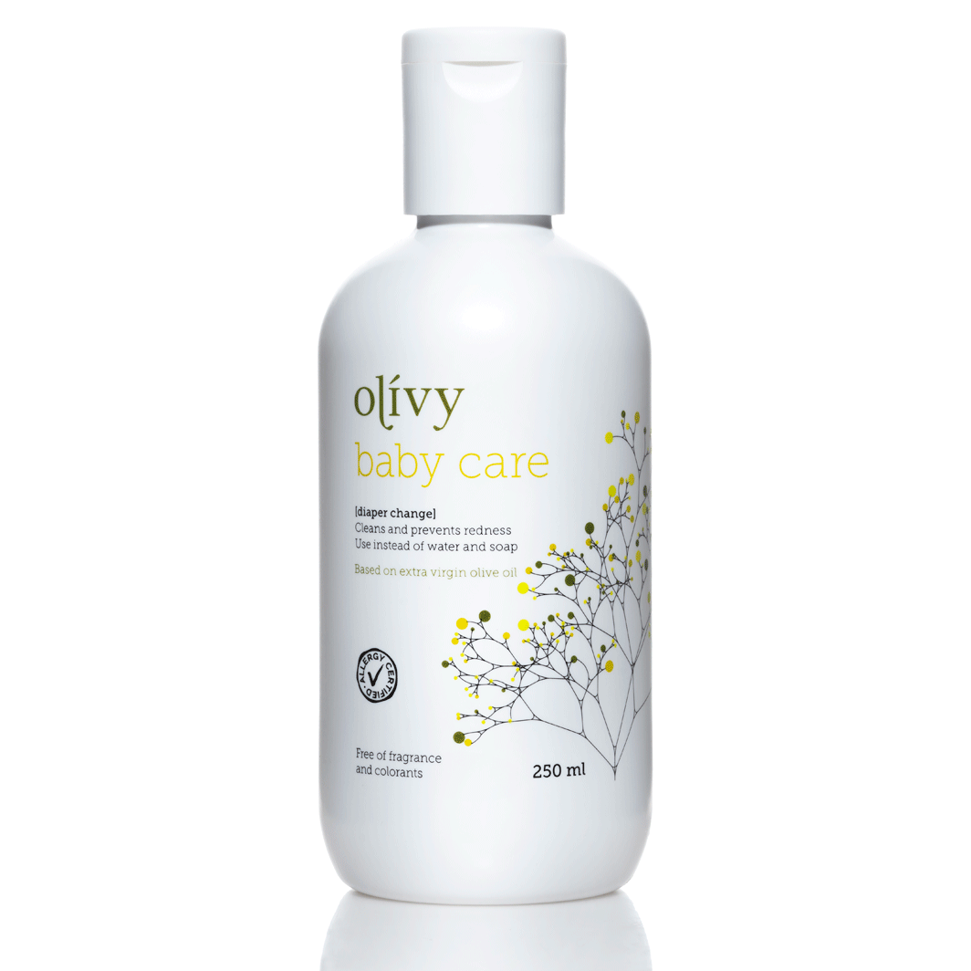 Olivy Baby Care til bleskift, 250 ml.
