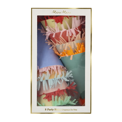 Meri Meri Party Hats, Large Party Hats - Set of 8