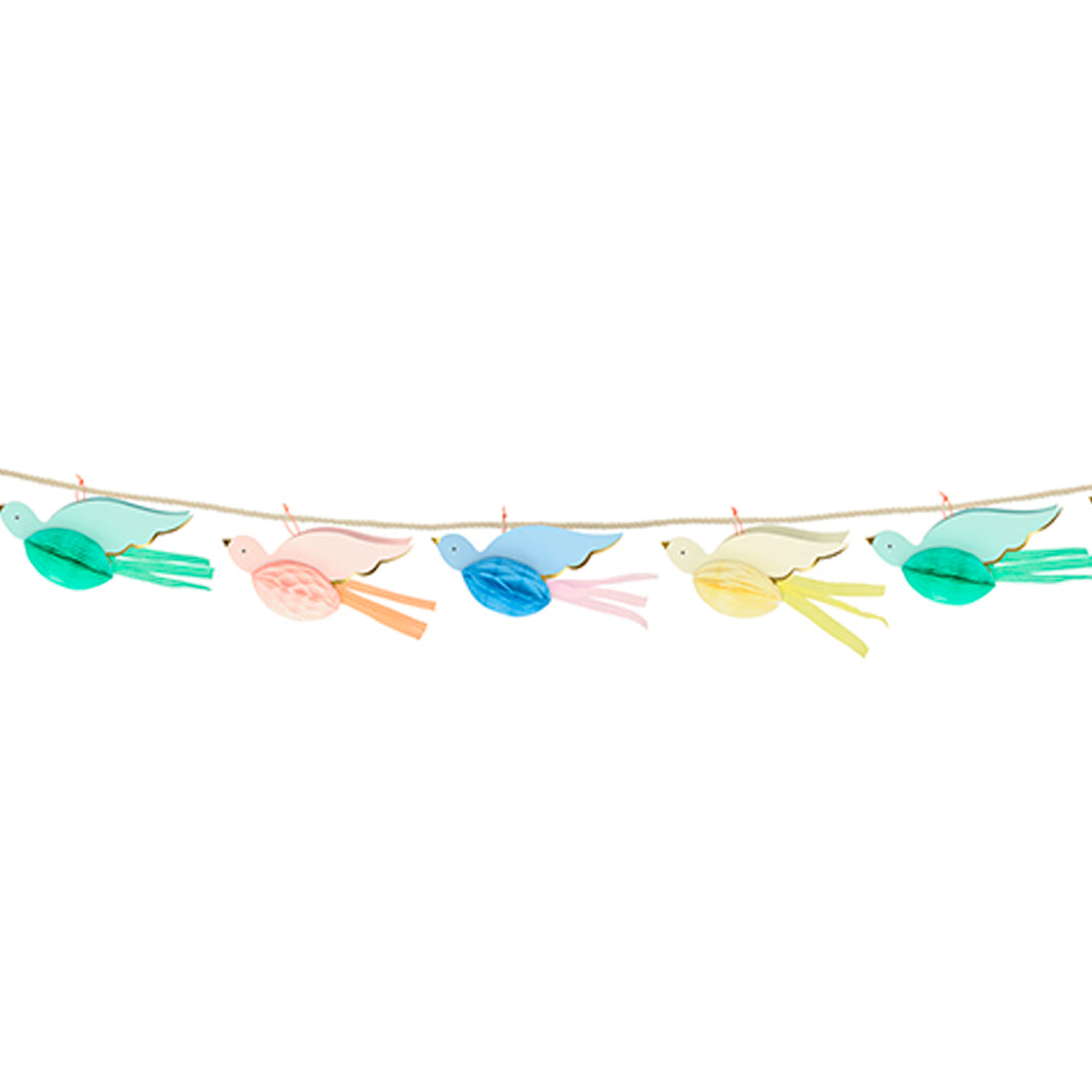 Meri Meri Garland, Honeycomb Birds – 1.8 Metres