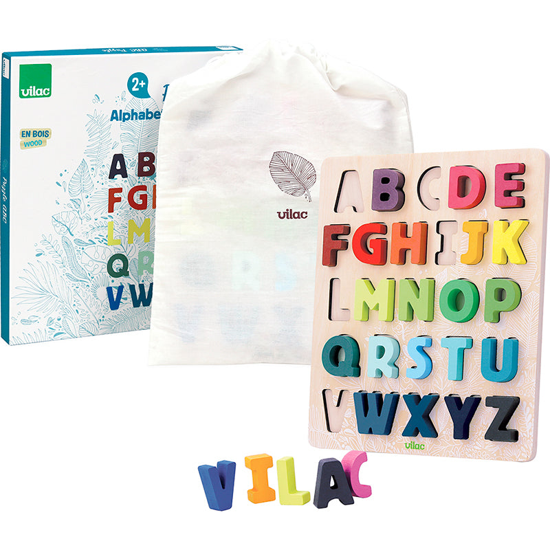 Vilac Wooden Puzzle, ABC