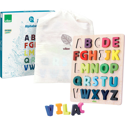 Vilac Wooden Puzzle, ABC
