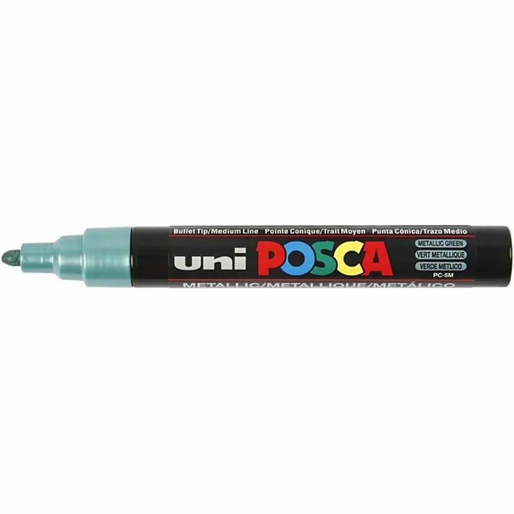 Posca Markers, 2.5 mm Tip - Set of 8 Metallic