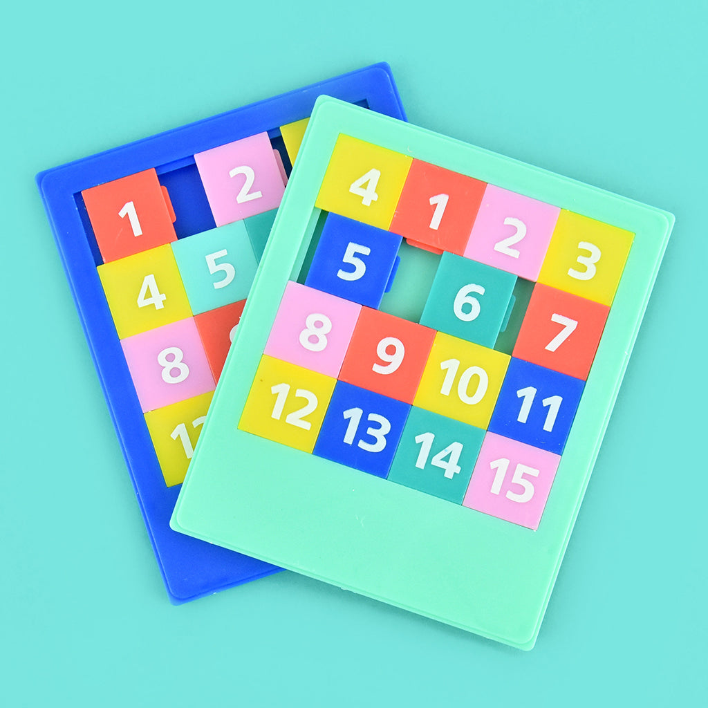 Robetoy Mini Number Puzzle, Slide Back and Forth - Numbers