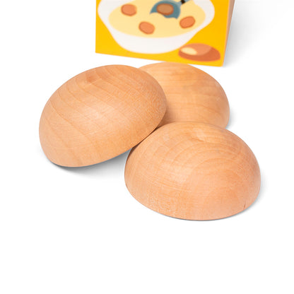MaMaMeMo Wooden Play Food, Koldskål Set