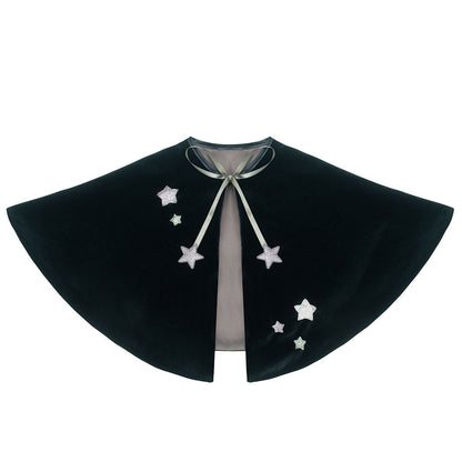 Mimi &amp; Lula, Gertrude Witch Halloween Cape – Black
