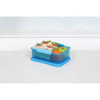 Sistema Coloured Lunch Box with 1 Compartment, 2L - Blue