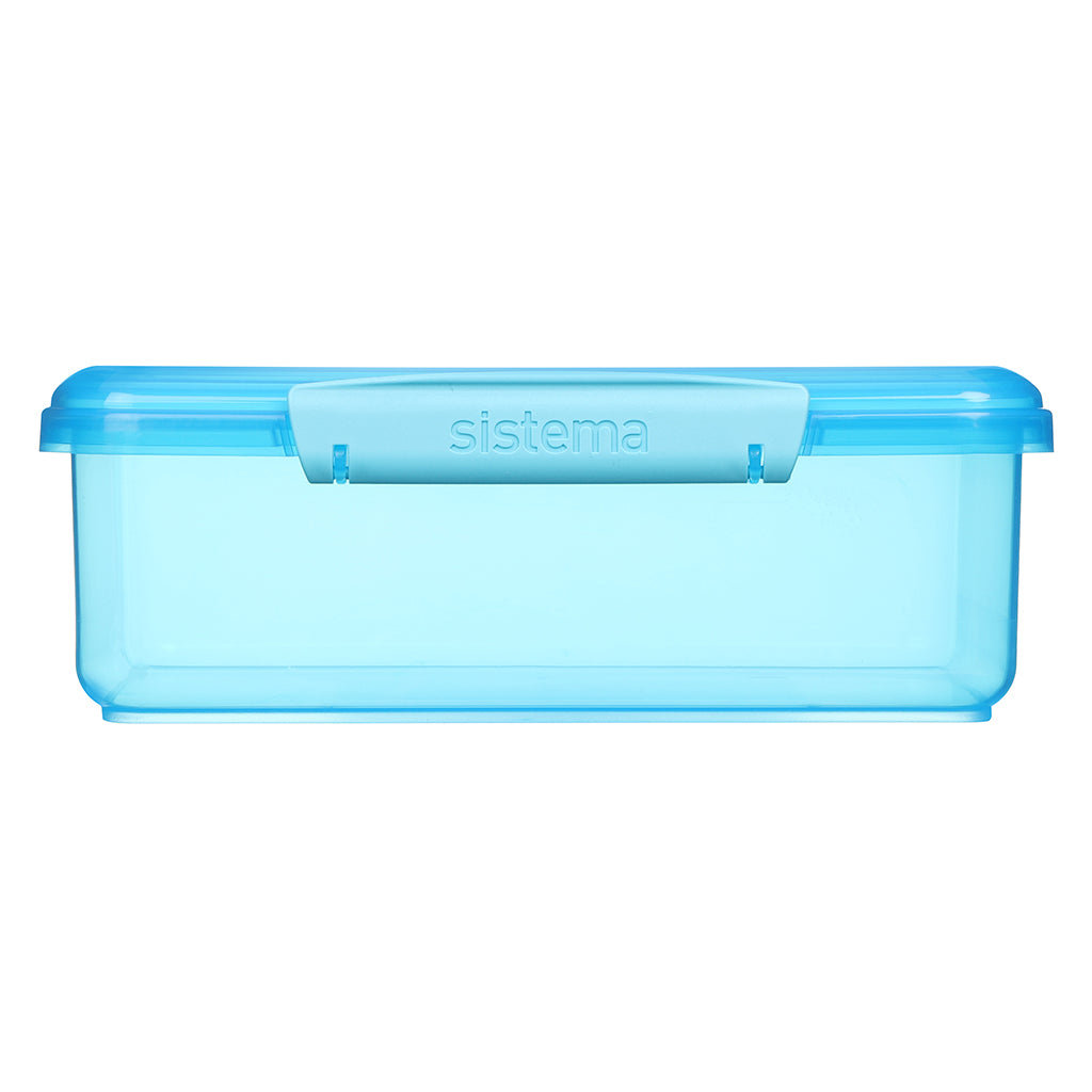 Sistema Coloured Lunch Box with 1 Compartment, 2L - Blue