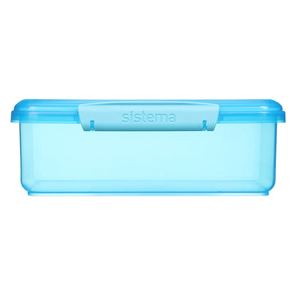 Sistema Coloured Lunch Box with 1 Compartment, 2L - Blue