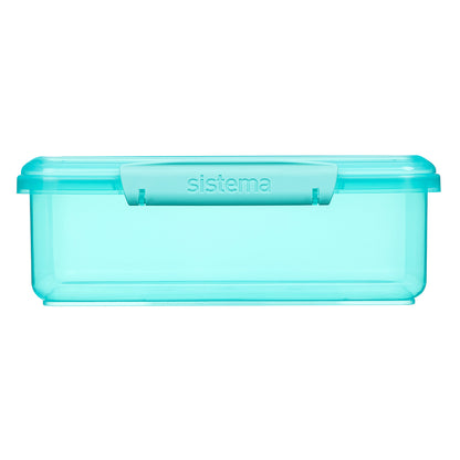 Sistema Coloured Lunch Box with 1 Compartment, 2L - Teal