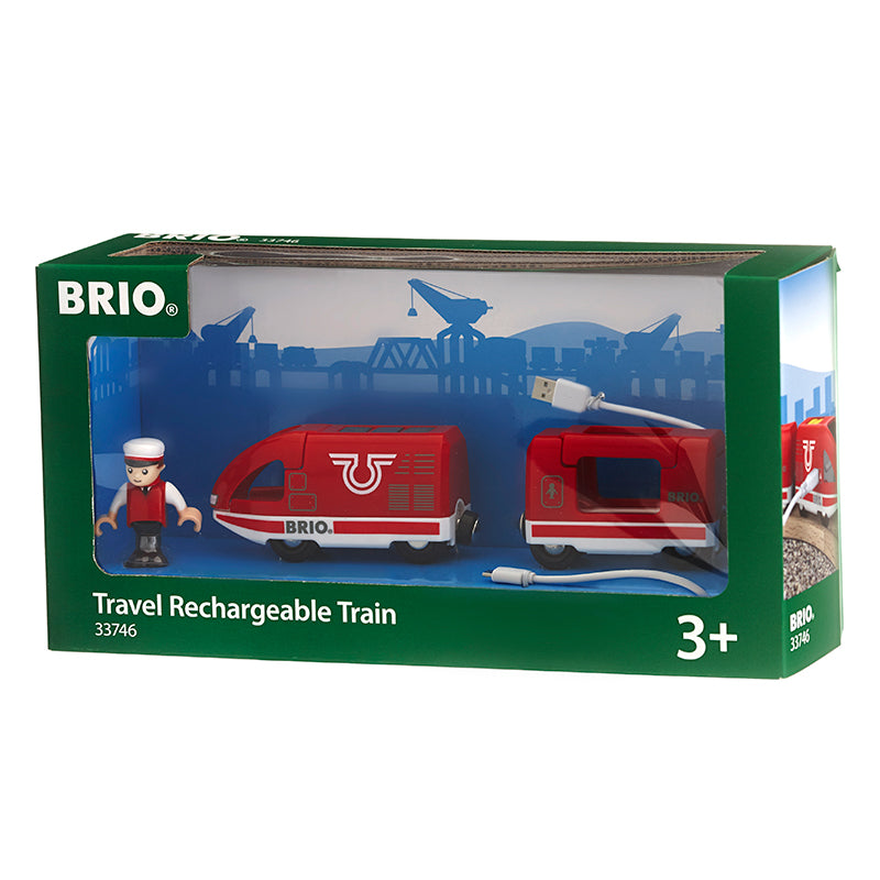 Brio Rechargeable Locomotive with Mini USB Cable - Red