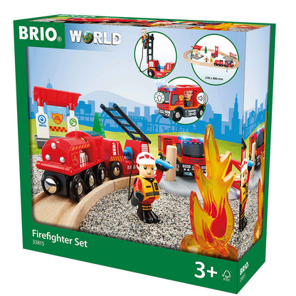 Brio Train Set with Firefighter Theme