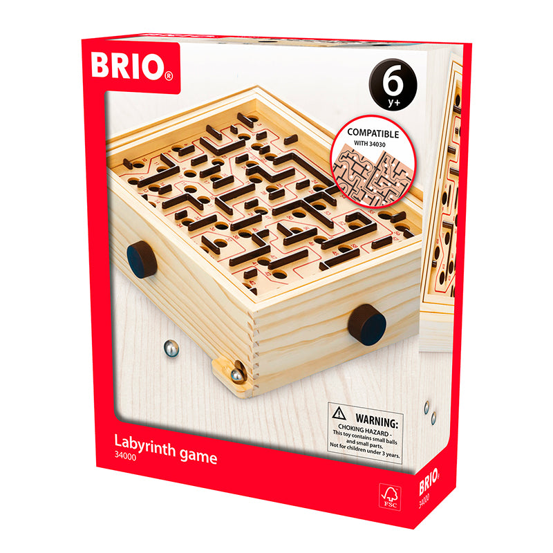 Brio Labyrinth Game, Natural Finish