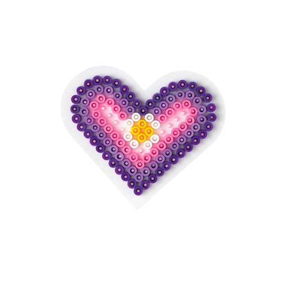 Hama perleplade, Lille hjerte til Midi perler