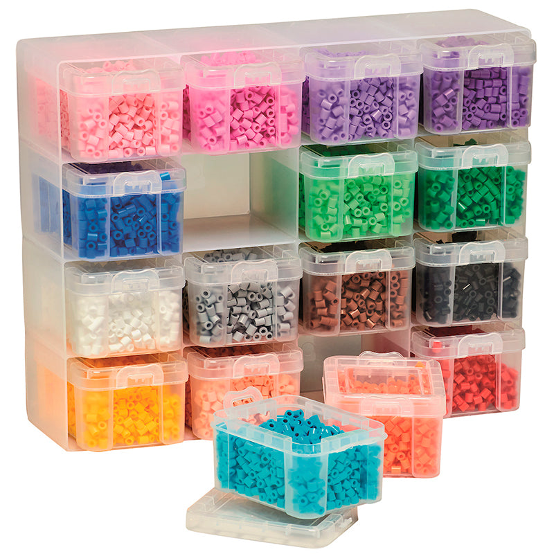 Hama Midi, Large Storage Box with 16 Compartments and Midi Beads