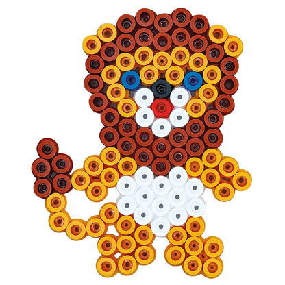 Hama Maxi 600 Beads and 2 Pegboards – Lion/Elephant in Tub