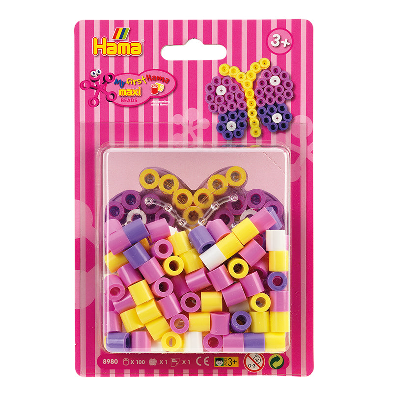 Hama Bead Set, Butterfly + 100 Beads