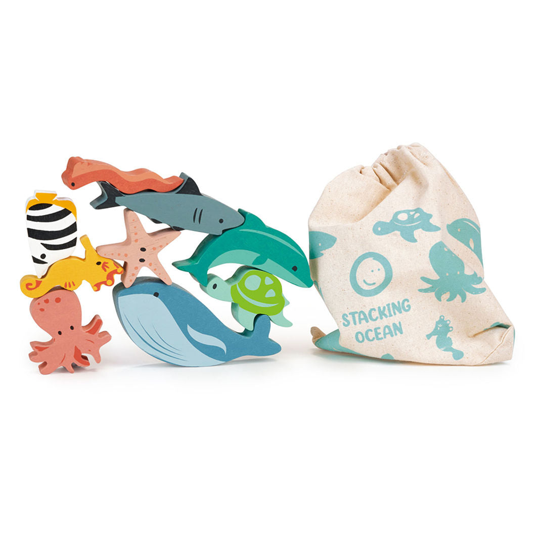 Mentari, Stackable Toy - Ocean Theme