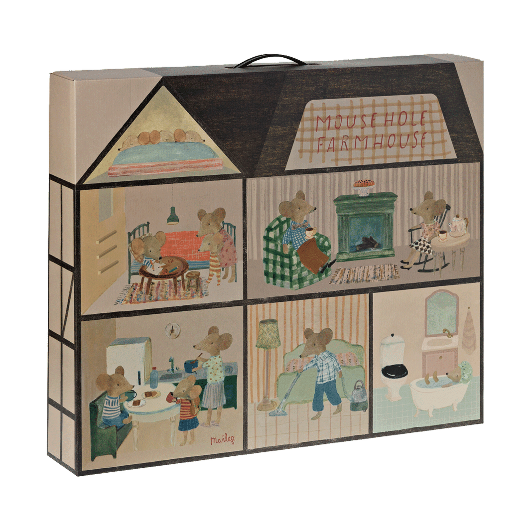 Maileg Mouse Hole Dollhouse - Farmhouse Mouse Hole