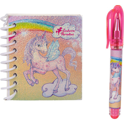 Spiegelburg Little Glitter Bag with Writing Set, Rainbow