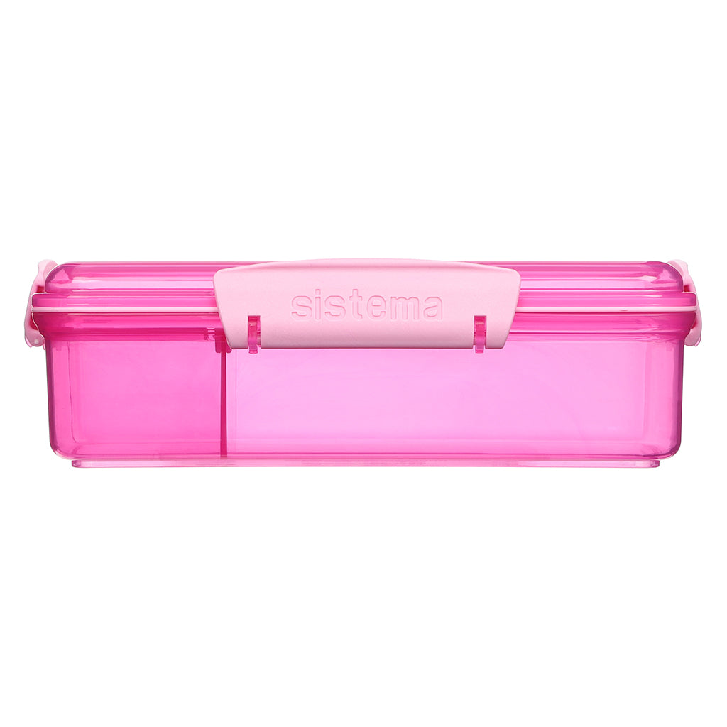 Sistema Snack Attack Duo Lunch Container 975 ml, Pink