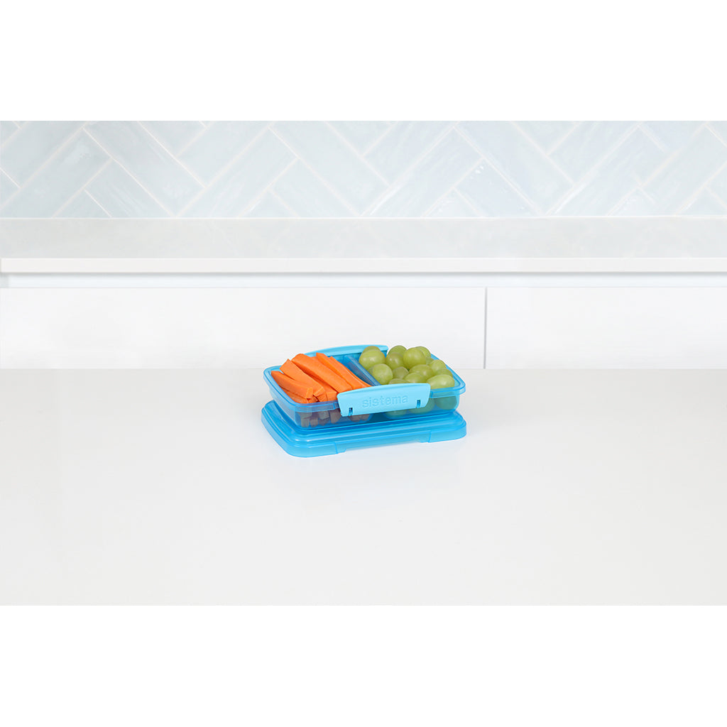 Sistema Lunch Box Small Split, Trend 350 ml - Blue