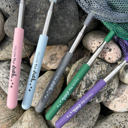 Follow the Duck, Telescopic Fishing Net - Light Blue