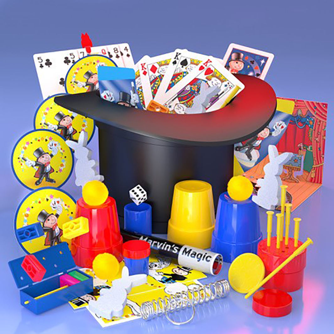 Marvins Magic, 150 Trick Magic Set with Top Hat – Simply Magic