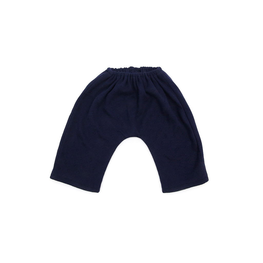 Así Doll Clothing for Leo and Leonora Baby Doll, 46 cm, Cotton Pants - Navy Blue