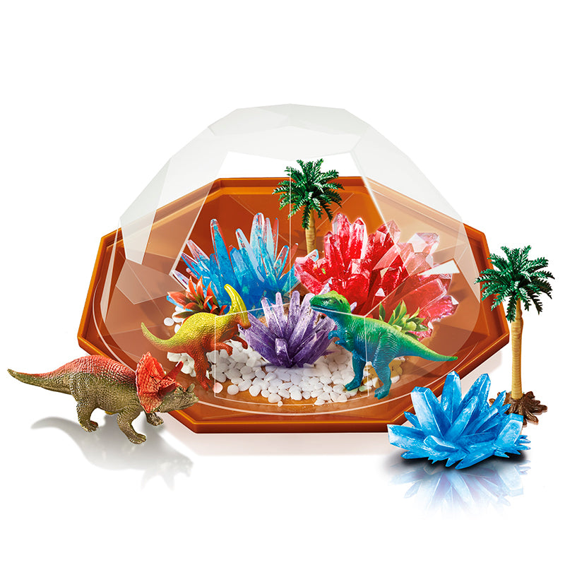 KidzLabs Experiment Set, Dinosaur Crystal Terrarium – For Ages 10 and Up