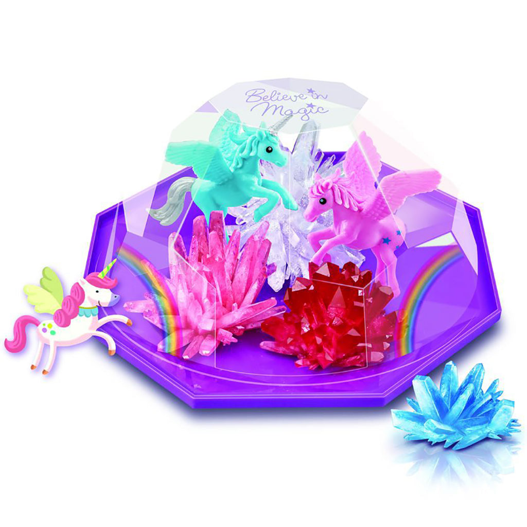 4M Experiment Kit, Crystal Growing, Magical Unicorn Terrarium – For Ages 10 and Up