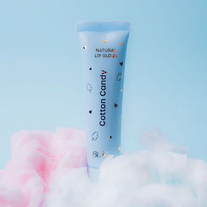 Oh Flossy Natural Lip Gloss for Kids, Set of 3 Colors