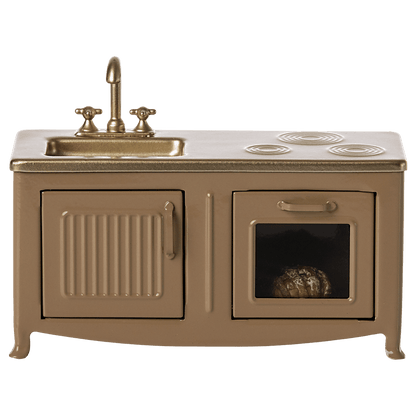 Maileg Doll Accessories, Kitchen for Mice - Light Brown