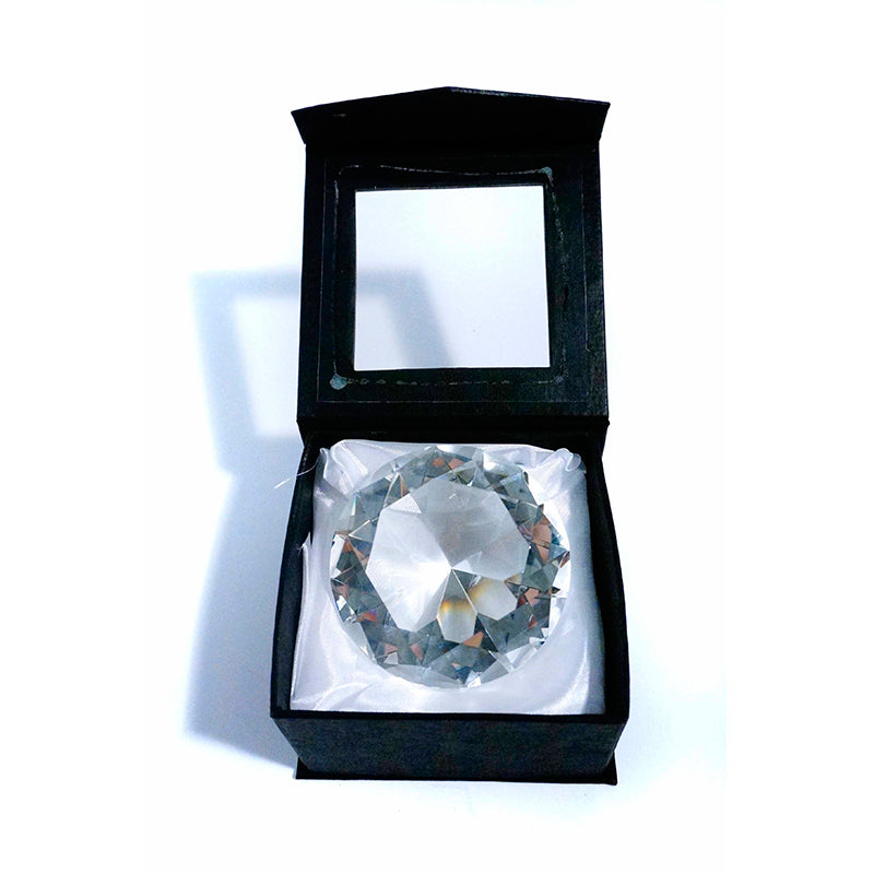 Robetoy Toy Diamond, Round Clear - Ø: 8 cm