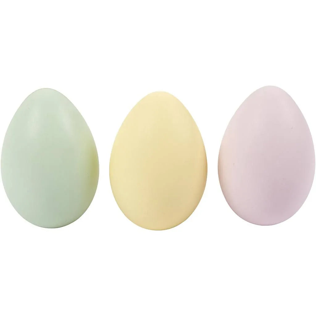 Decorative Eggs Set of 12 in Pastel Colors