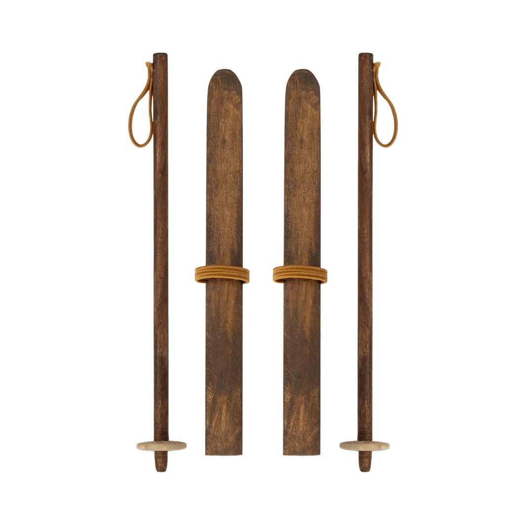 Maileg Doll Accessories, Skis and Ski Poles for Mom &amp; Dad Mouse