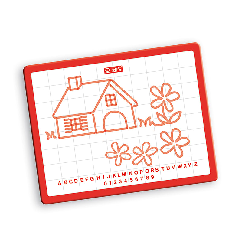 Quercetti Magnetic Drawing Board with Letters