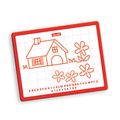 Quercetti Magnetic Drawing Board with Letters