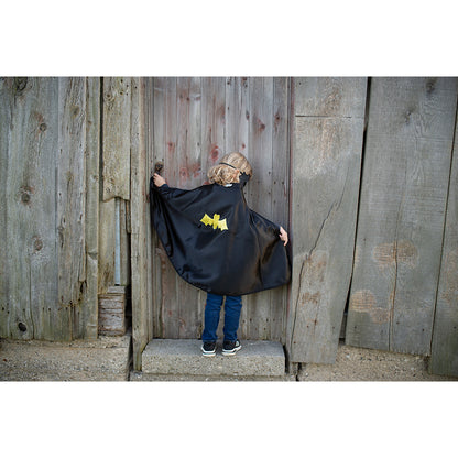 Great Pretenders Costume, Reversible Cape and Mask, Spiderman/Batman - Size 4-6 Years
