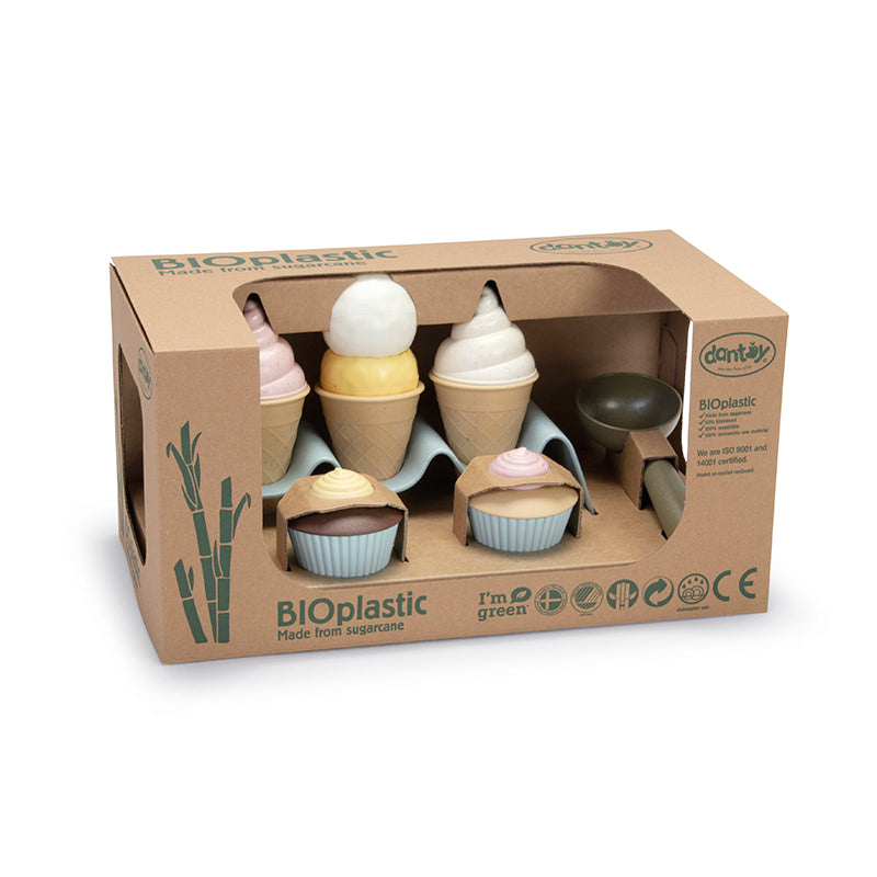 Dantoy Bioplast Ice Cream Set in Gift Box, Nordic Swan Ecolabel