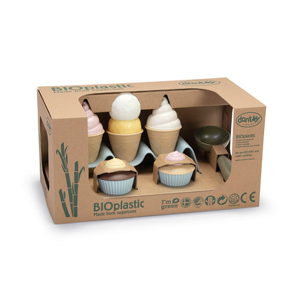 Dantoy Bioplast Ice Cream Set in Gift Box, Nordic Swan Ecolabel