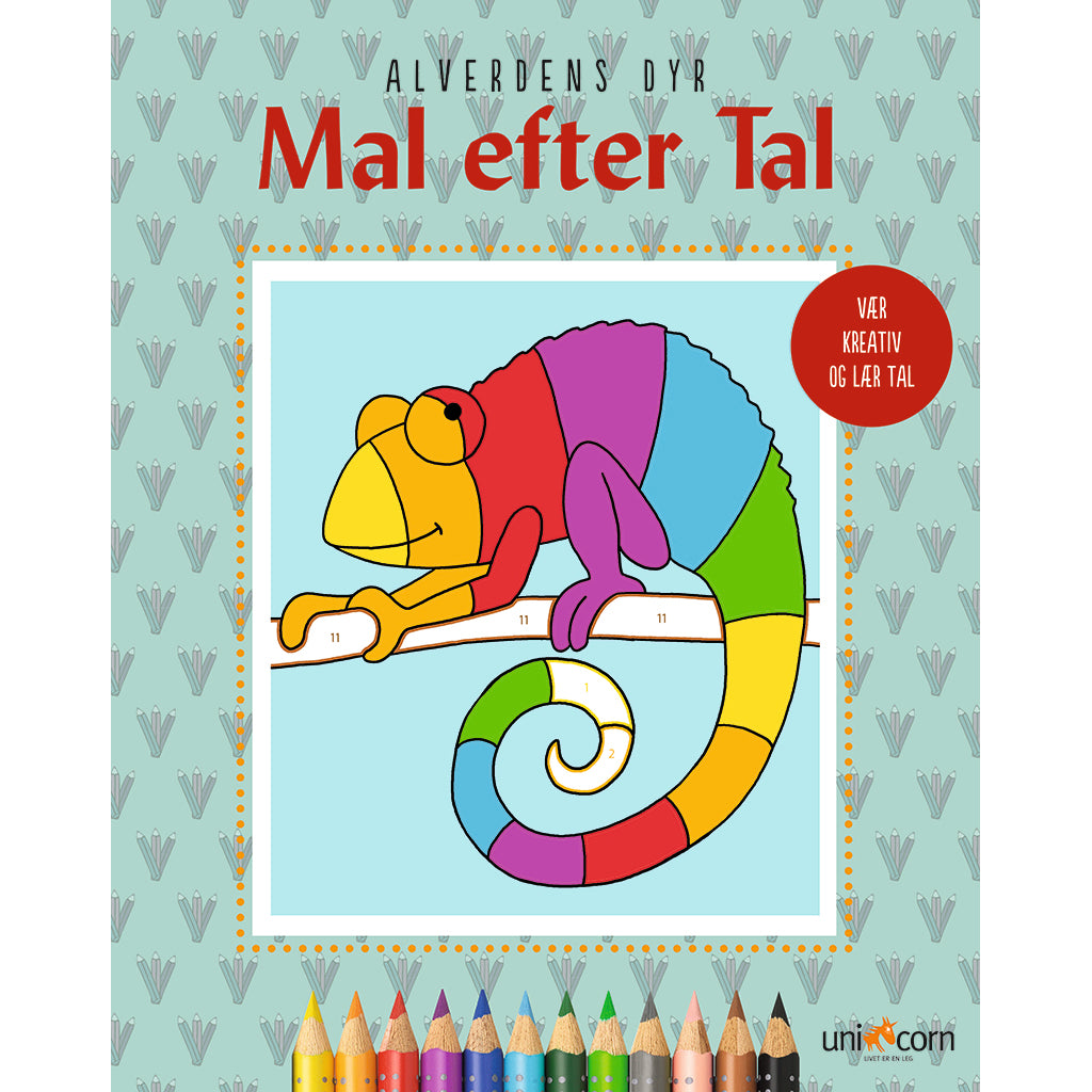 Mandalas mal efter tal, Alverden dyr