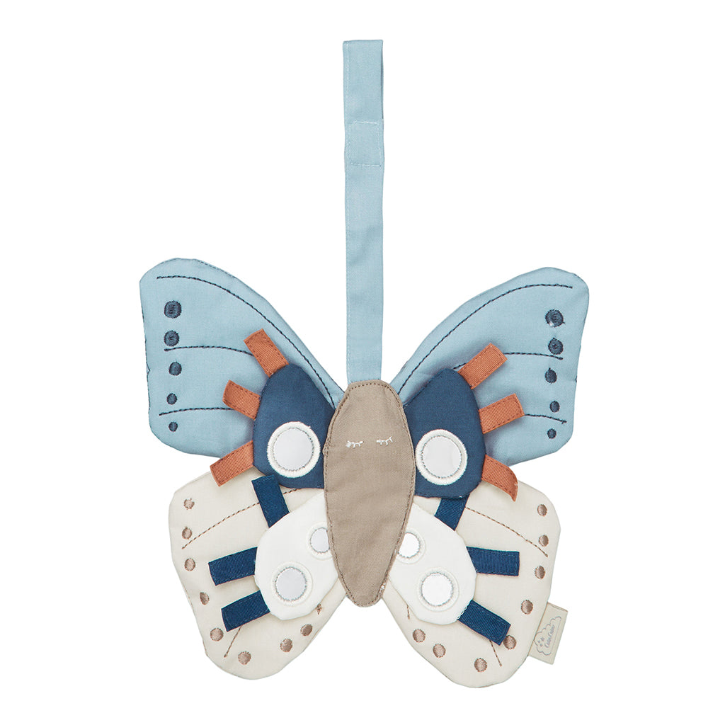 Cam Cam Hanging Activity Toy, Butterfly - Sand/Blue
