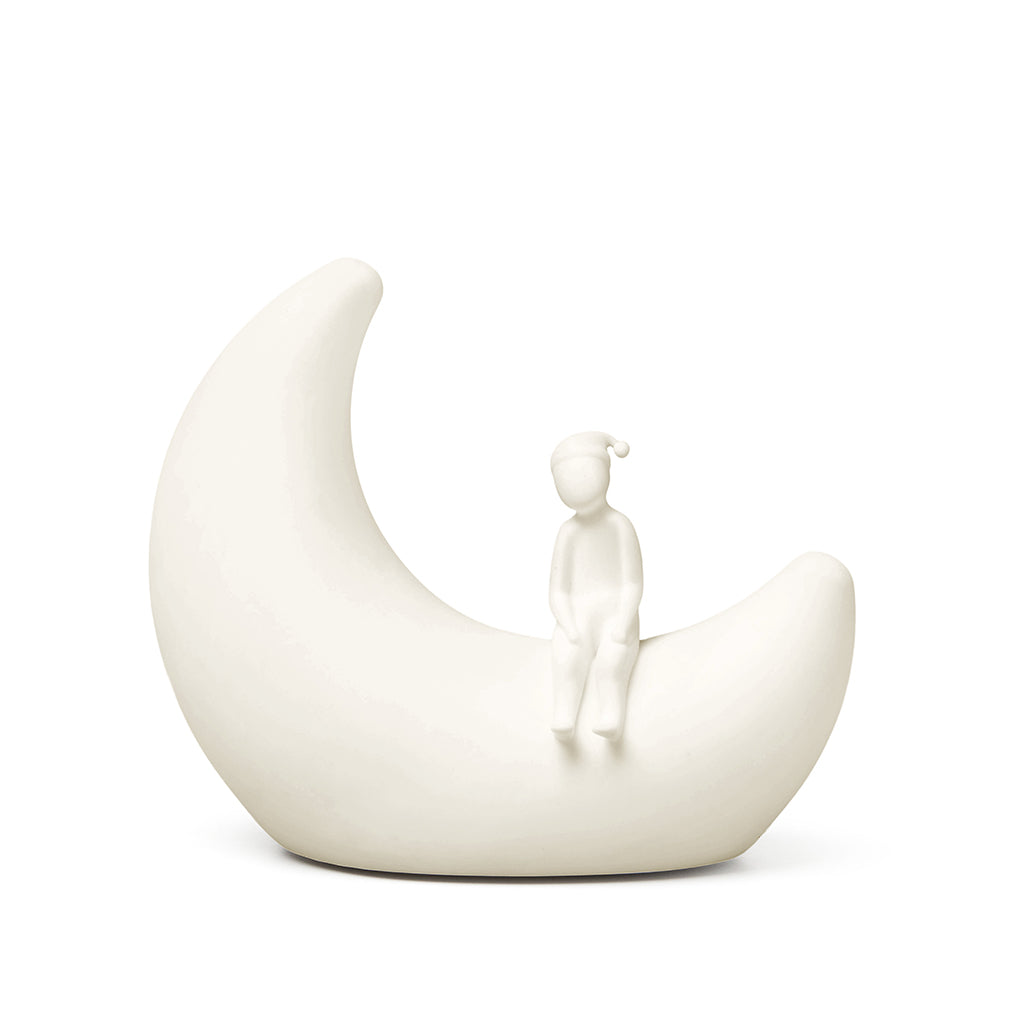 Cam Cam Night Lamp, Moon Light - Off-White