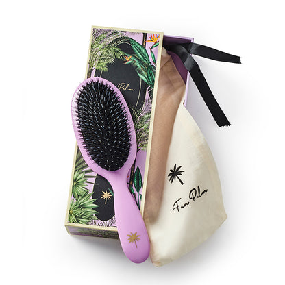 Fan Palm Hairbrush, Butterfly - Medium