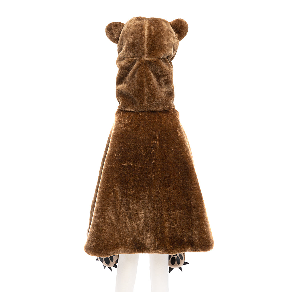 Great Pretenders Animal Costume for Little Ones, Woodland Bear Cape - Size 2-6 Years