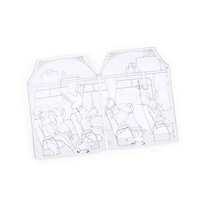 Moulin Roty Coloring Book with 170 Stickers, The Little Dance School